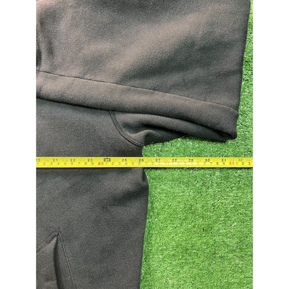 Vintage Nike Sportswear Y2K Full Zip Up Black Heavy Sweatshirt Men's XXL - Picture 4 of 5